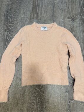 Old Navy Pink Eyelash Crewneck Sweater
